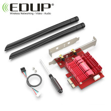 EDUP 3000Mbps BT 5.1 pcie Wireless dongle WiFi Network Card Intel AX200 chipset Wi fi adapter in-tel ax200 card